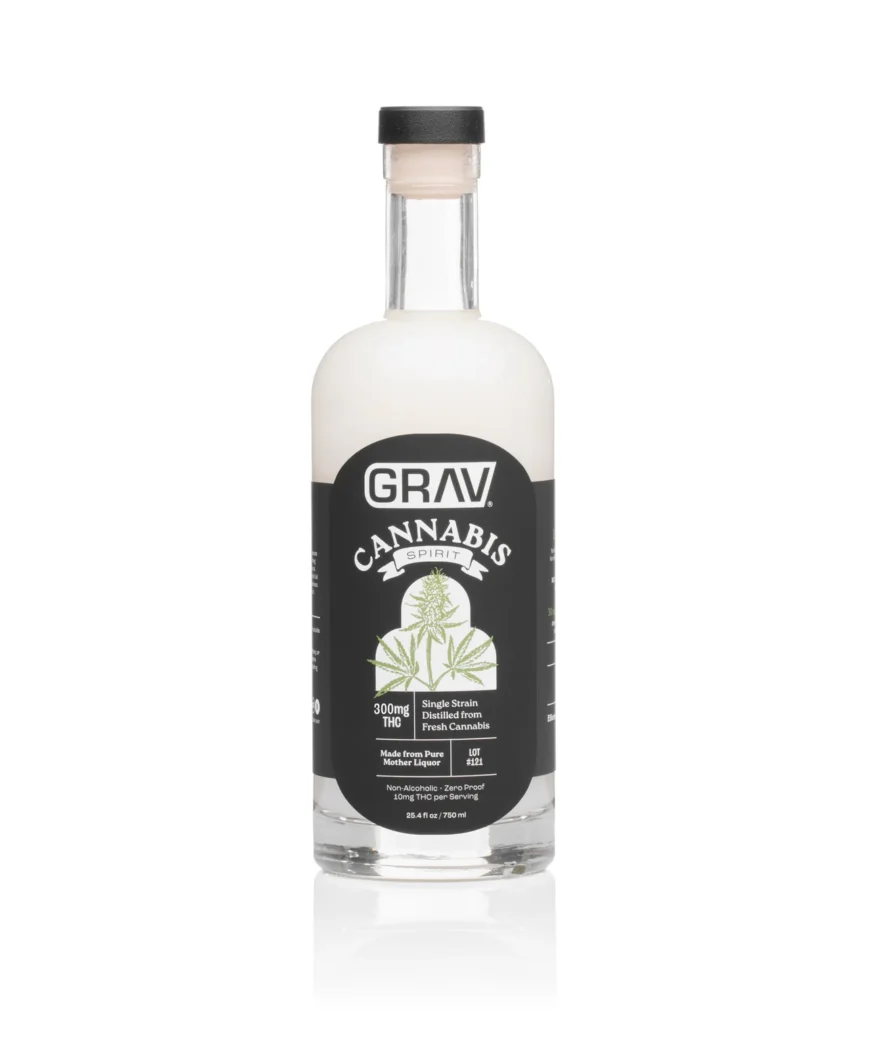 GRAV® Cannabis Spirit 300mg Natural, 750ml Bottle